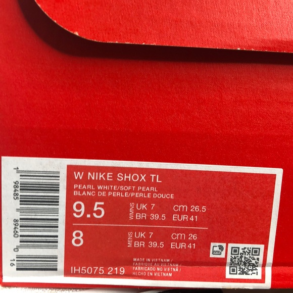 Nike Women’s Shox TL IH5075-219 Pearl White Soft Pearl Running Shoes - Size 9.5 - Picture 4 of 16